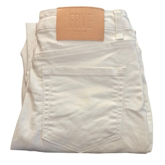 Frye Victoria Denim Jeans in Winter White – EUC Size 4 / 27 - Picture 7 of 7
